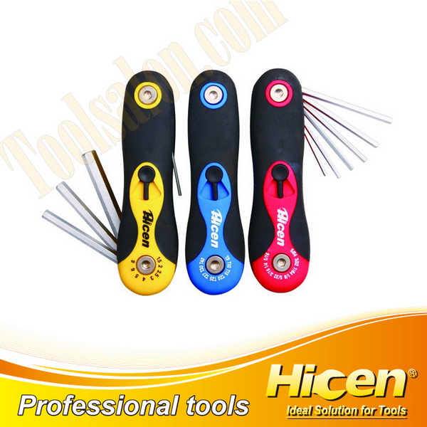 3pcs Folding Hex Key Combination Set