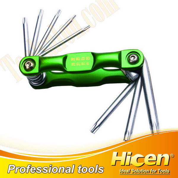 8pcs Folding Torx Key Set