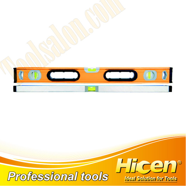 3 Bubbles Heavy Duty Anti-shock Alumimum Spirit Level With Milled Top And Bottom