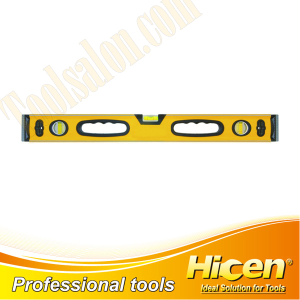 3 Bubbles Heavy Duty Anti-shock Alumimum Spirit Level With Milled Top And Bottom