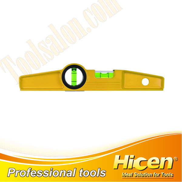 2 Bubbles Cast Aluminum Spirit Level,Cast Aluminum Trapezoid Shape Level