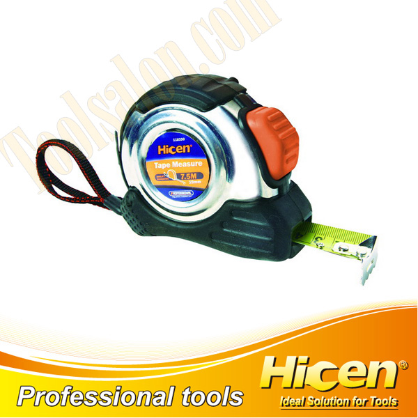 2M High Quality Stainless steel case Self Lock Tape Measure