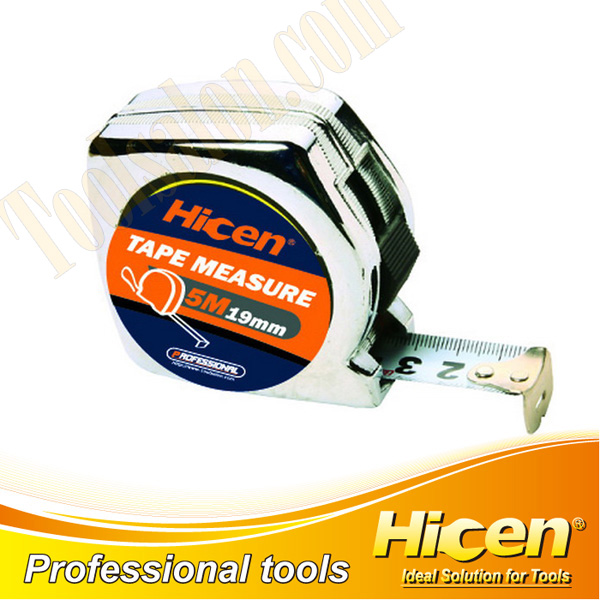Chrome Plated ABS Case Measuring Tape