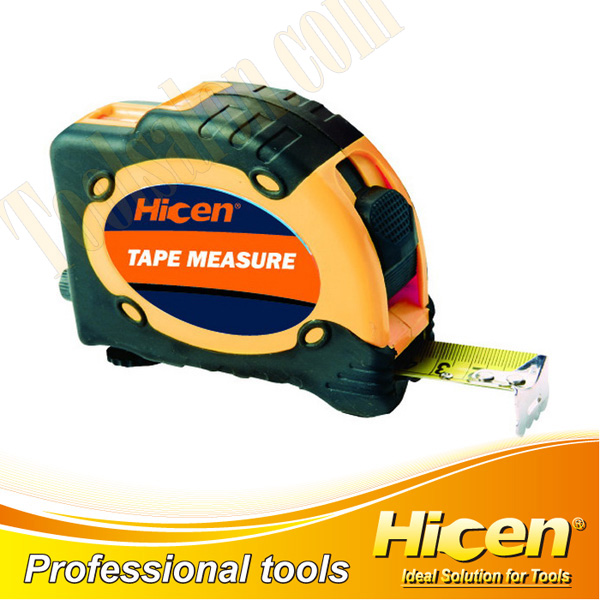 High Quality Rubber Cover ABS Case Nylon Coated Steel Blade Measuring Tape