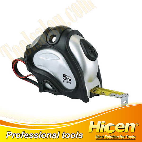 New Design ABS with Rubber Coat Selflock Tape Measure
