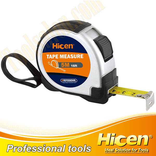 5M High Quality ABS+Rubber Case Tape Measure