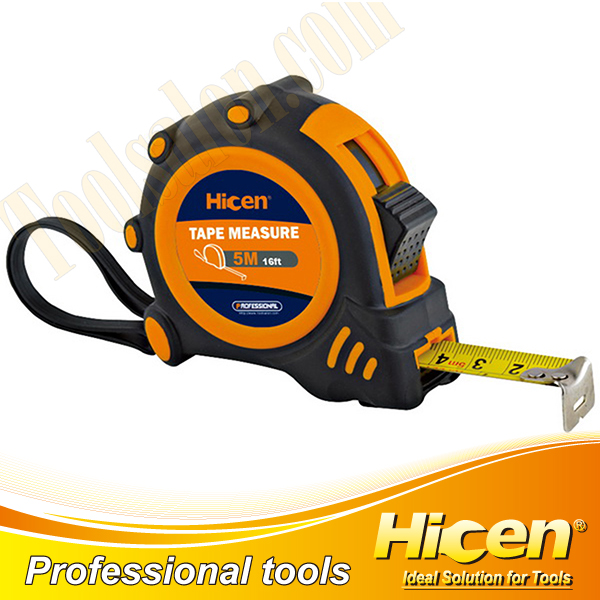 5M High Quality ABS Case with Rubber Tape Measure