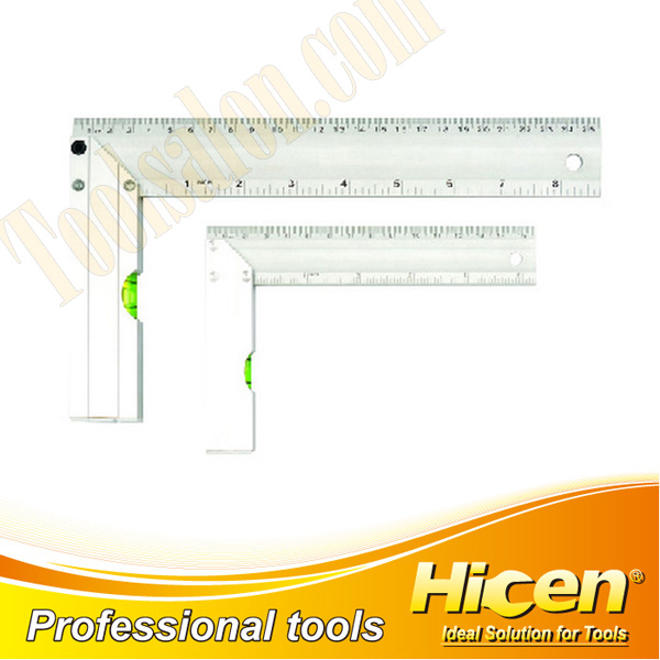 Aluminum Alloy Angle Square With Precision Bubble