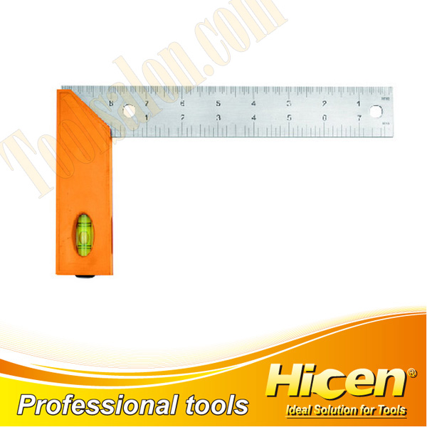 Stainless Steel Angle Square With Precision Bubble