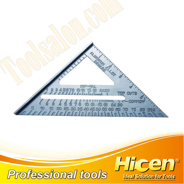 Aluminum Alloy Roofing Square,Aluminum Triangular Ruler,Triangular Scale Ruler
