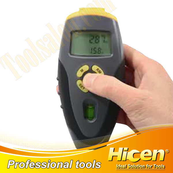 Distance Laser Measurement, with Level Bubble