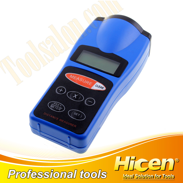 0.55m-18m ultrasonic distance measure laser point