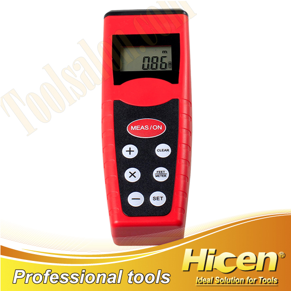 0.6m-18m ultrasonic distance measure laser point