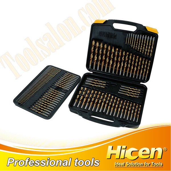 115pcs Woodworking Twist Drill Set