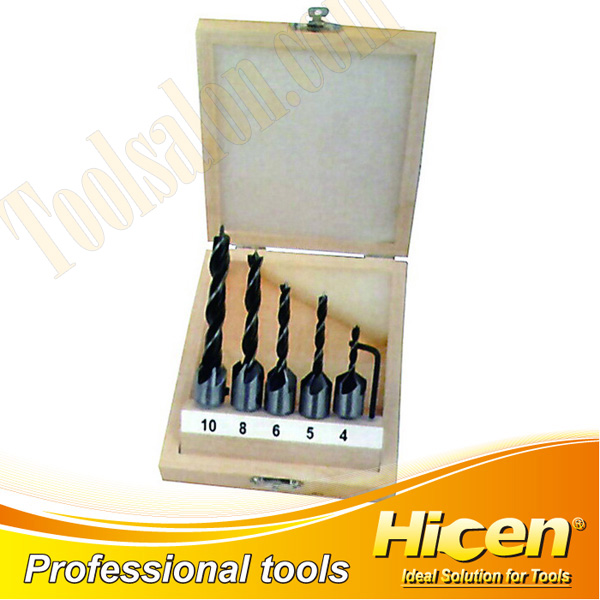 5pcs Woodworking Drill With Countersink
