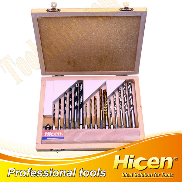 17pcs Combination Drill Set
