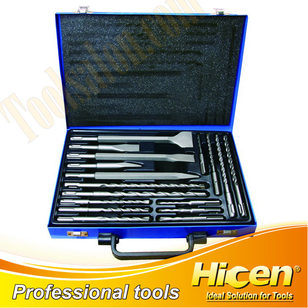 17pcs SDS Hammer Drill & Chisel Set
