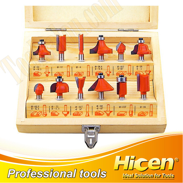 12pcs Carbide Router Bits Set