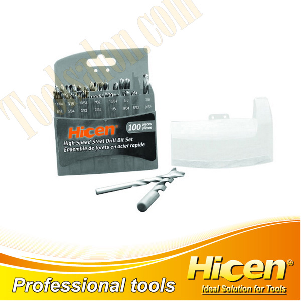 100pc Twist Drill Set