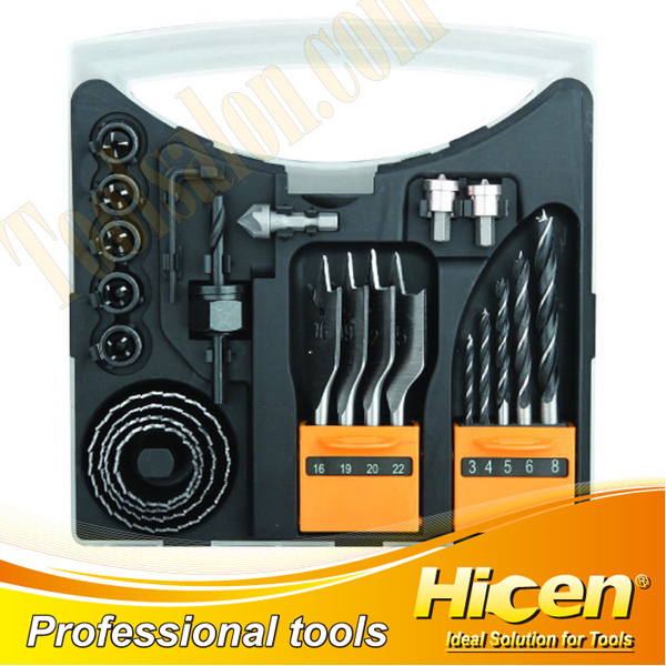 23pc Wood Working Tool Set, Drill Set