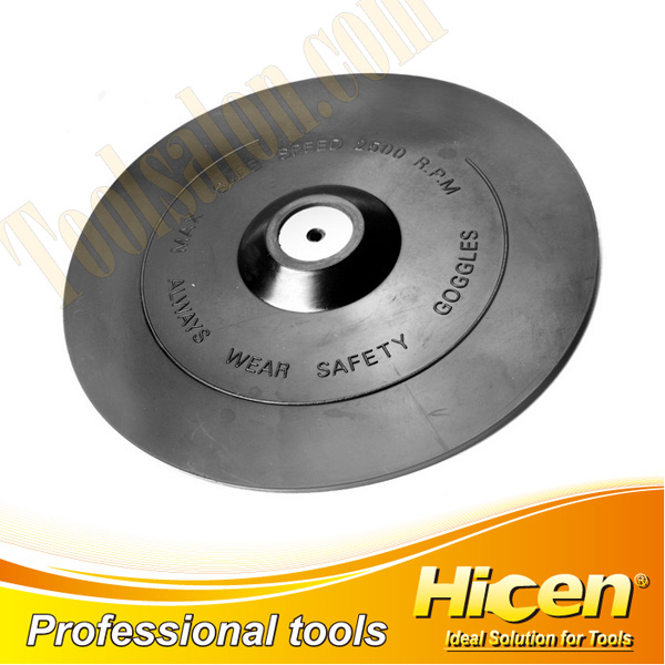 Rubber Backing Pad With Shank