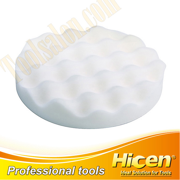 Wave Picking Polishing Sponge Wheel with Velcro