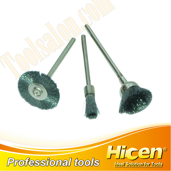 3 PCS Mini Steel Wire Brush Set