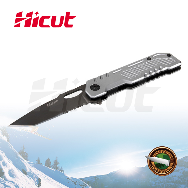 Black Coating Blade Liner Lock Folding Knife