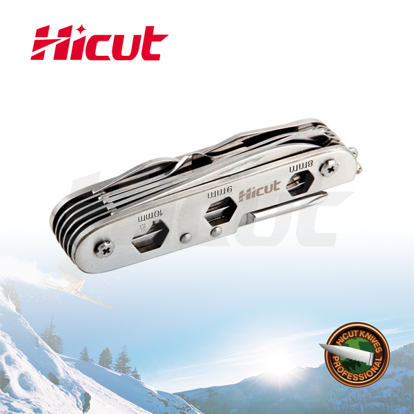 Stainless Steel Multifunction Camping Pocket Knife