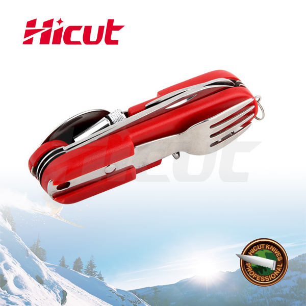 Cheap Multifunction Camping Pocket Knife with Plastic Handle