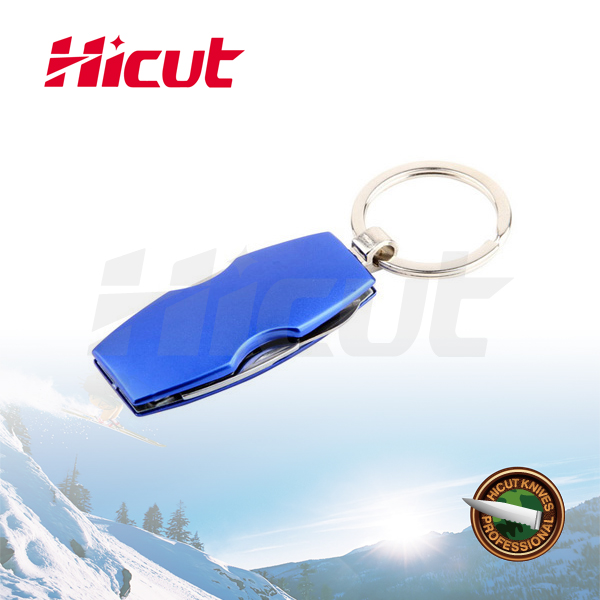 Stainless Steel Mini Gift Multi Knife With Key Ring