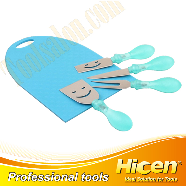 5pcs Stainless Steel Blade Cheese Knife Set