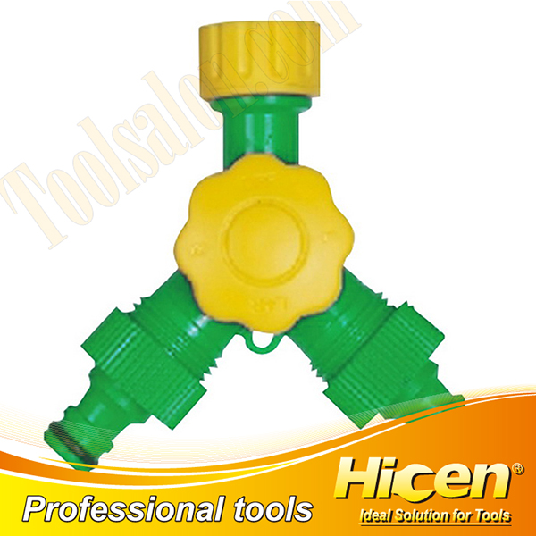 Plastic Deluxe Double Hose Shut Off Valve