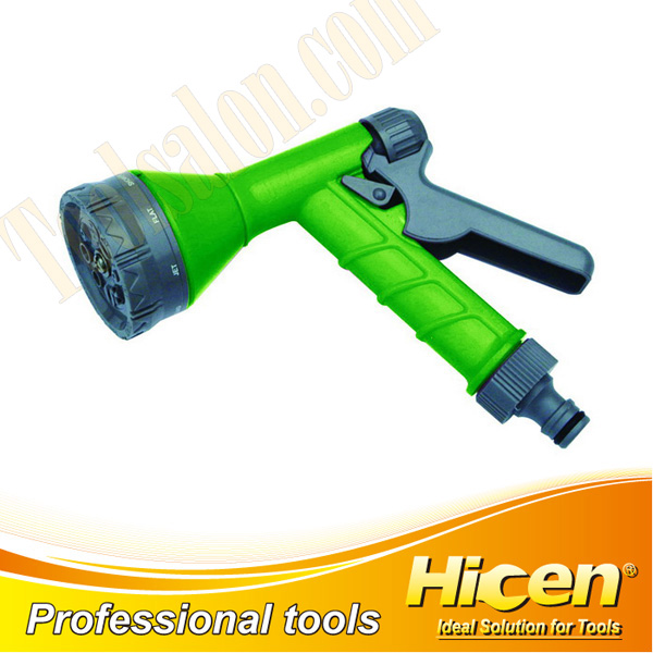 8 Pattern Plastic Garden Water Spray Gun