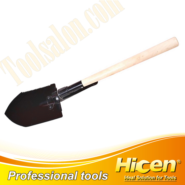 Carbon Steel Point Head Folding Garden Shovel
