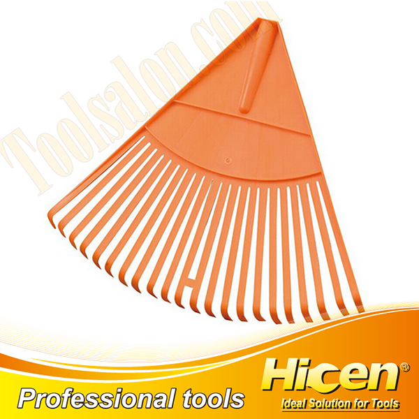 Effient Long Teeth 22 Tine Plastic Lawn Leaf Rake