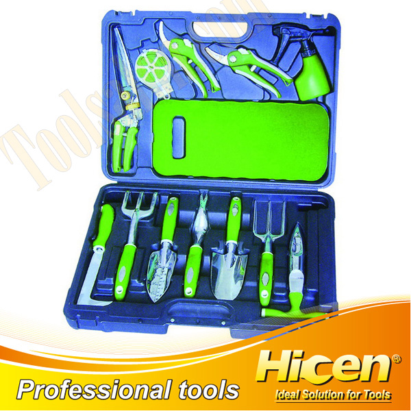 12pcs Garden Tools Set, Pruning Shears, Grass Shear, Fork, Rake, Shovel