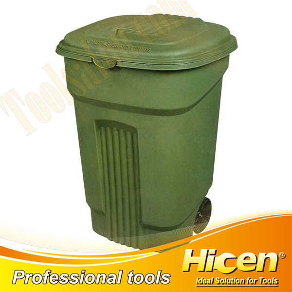 Hot Sale Big Size Plastic Dustbin, Two Wheels Dustbin