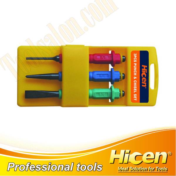 3pcs Punch & Chisel Set