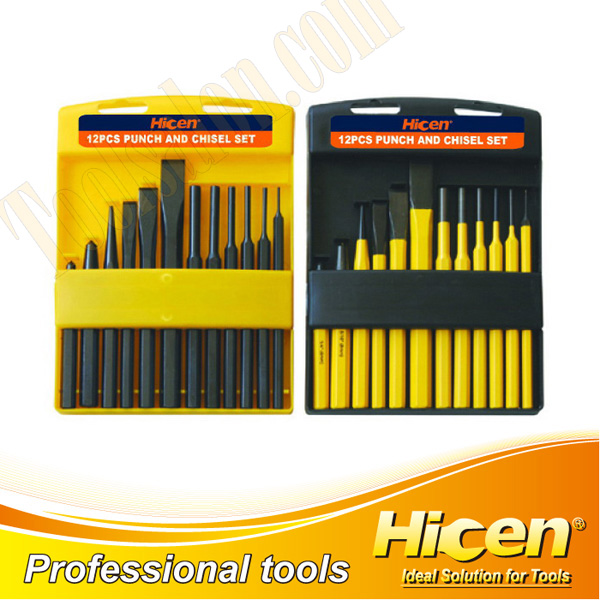 12 pcs Punch & Chisel Set