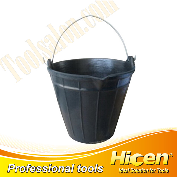 Rubber Bucket, Heavy Duty Rubber Container