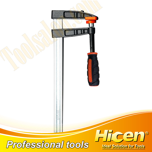 Double color Handle Wood F clamp