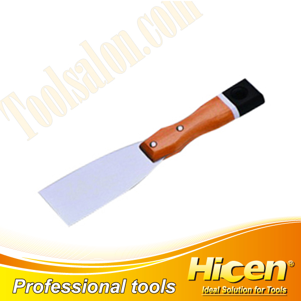 Stainless Steel Scraper with Hanging Hole and Bi-color Lacquered on the End