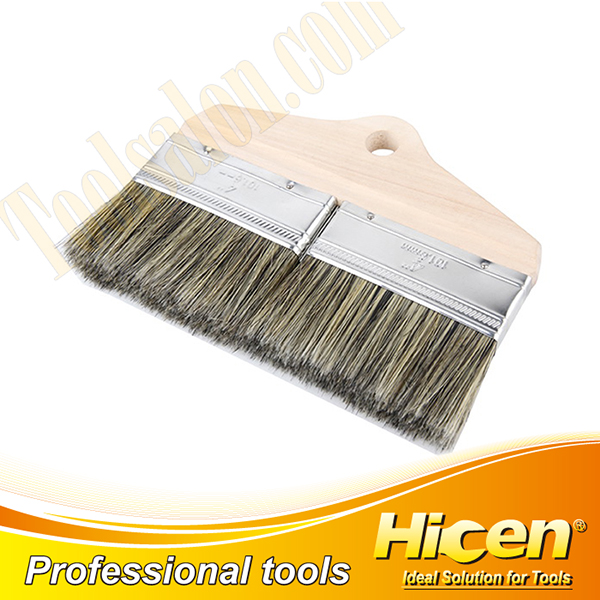 2 in 1 Paint Brush with Wooden Handle