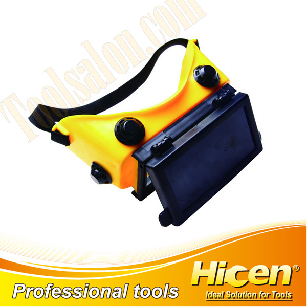 2 Layers Glass Lens PVC Frame Safety Welding Goggles