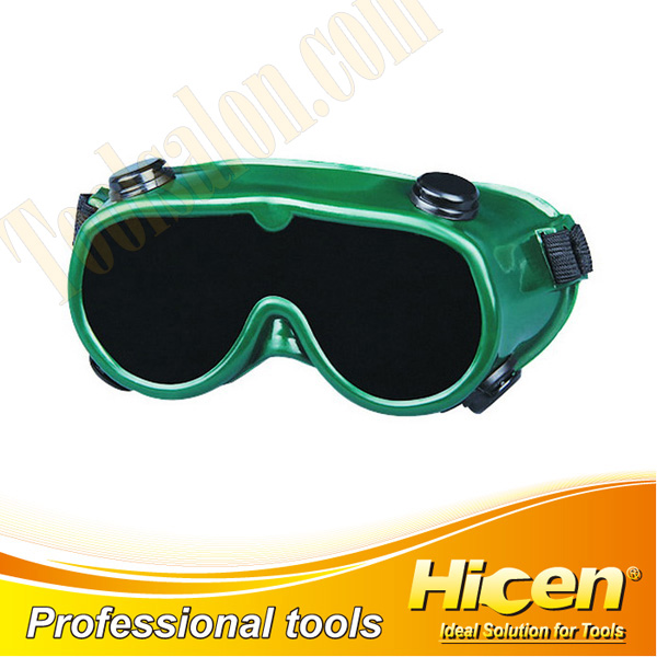 Black Single Inorganic Lens Welding Goggles