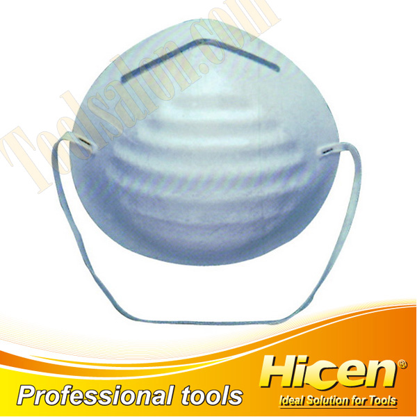 White Disposable Paper Dust Mask