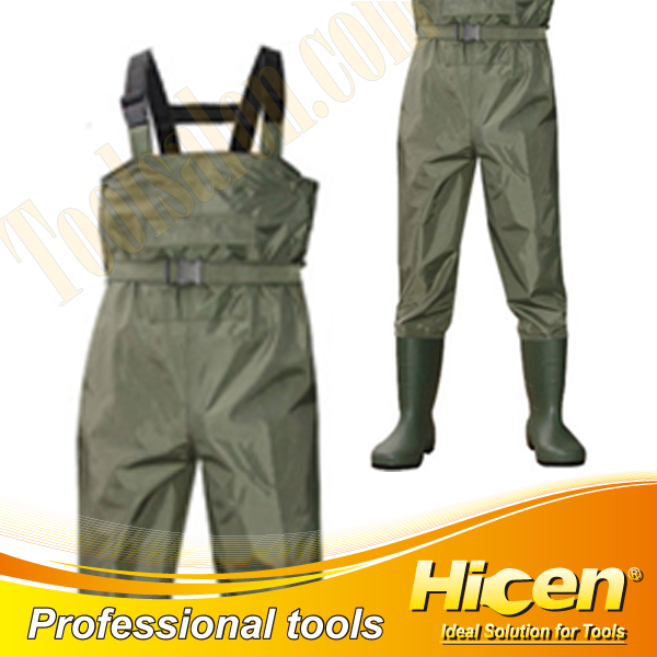 70 D Nylon PVC Waterproof Fishing Wader