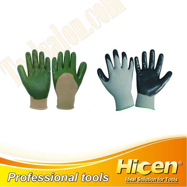 Oil Resistant Latex Coated Knit Wrist Working Gloves