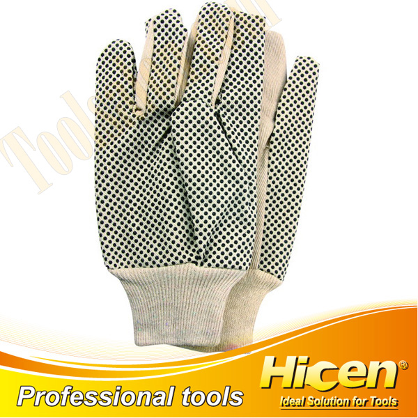 Cotton PVC Dots Palm Garden Gloves